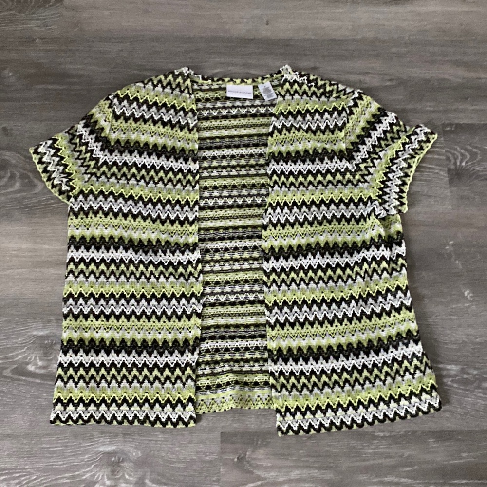 Alfred Dunner Open Knit Cardigan